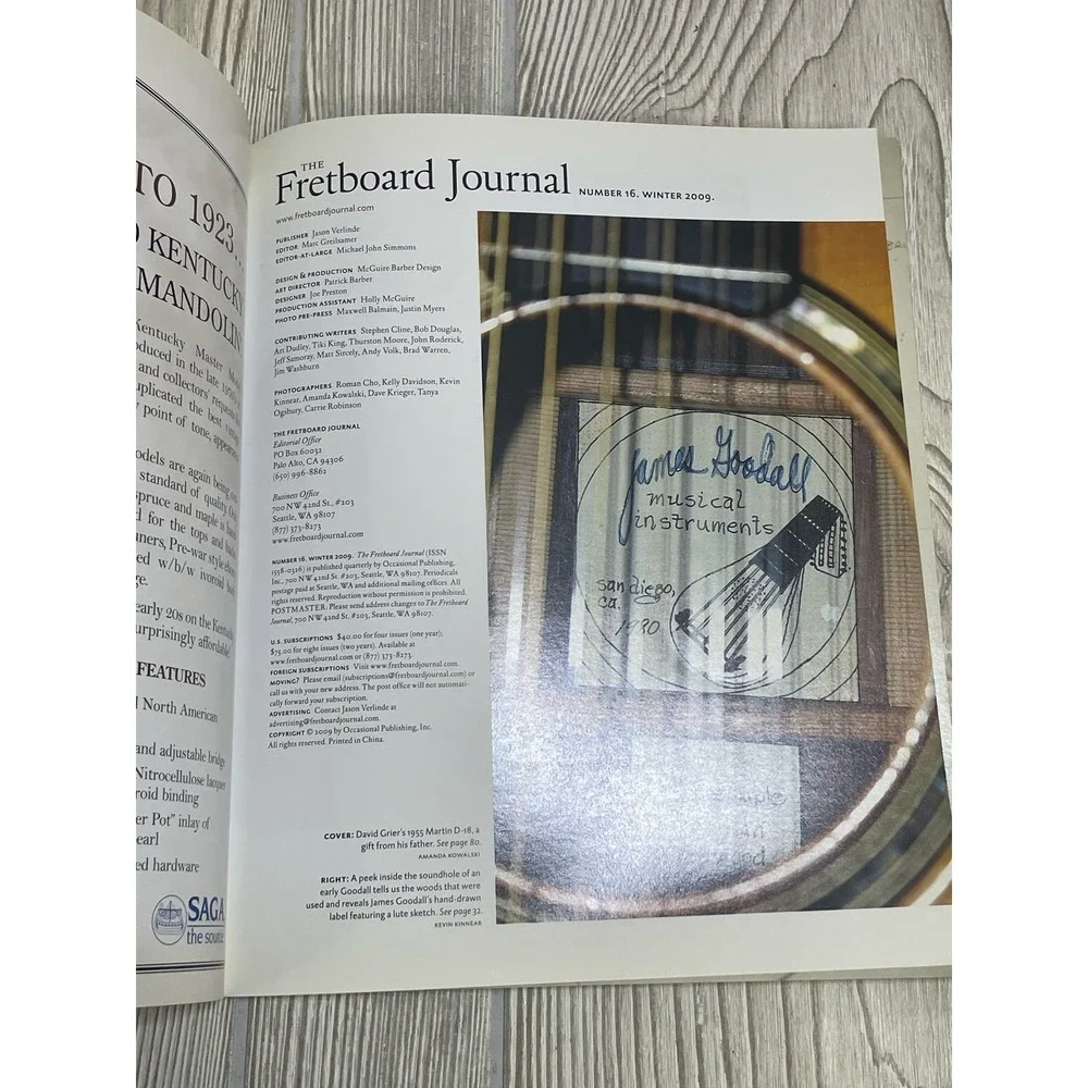 Fretboard Journal Lot of 2 Issues #16 & #33 Jack Johnson David Grier Guitar